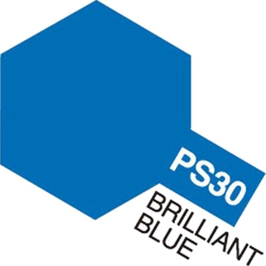 Tamiya PS-30 Polykarbonat Spraymaling 100 ml Brilliant Blue