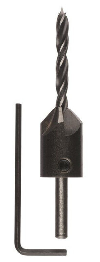 Bosch 5 mm Trespiralbor med Forsenker for Tre - 85 mm Lengde
