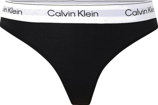 Calvin Klein Icon string svart Størrelse: L Kvinner