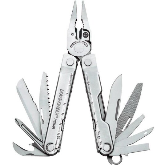 Leatherman Rebar Multiverktøy med Standard Taske Sølv OneSize
