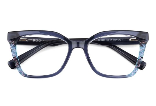 Briller Kolsyra fra eo Selection Svart Acetate cateye Medium