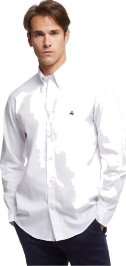 Brooks Brothers Herre Skjorter Hvit M,