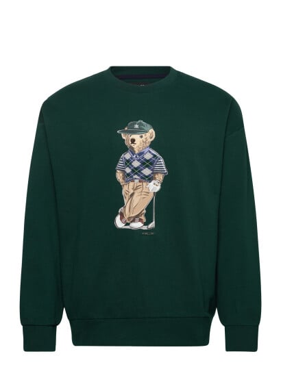 Ralph Lauren Golf Lt Wt Magic Fleece Knt Pullover   Green   XXL
