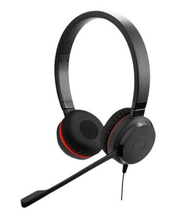 Jabra Evolve 20Se Ms Stereo - Special Edition - Hodesett - On-Ear - Kablet - Usb-C - Lydisolerende - Certified For Skype For Business