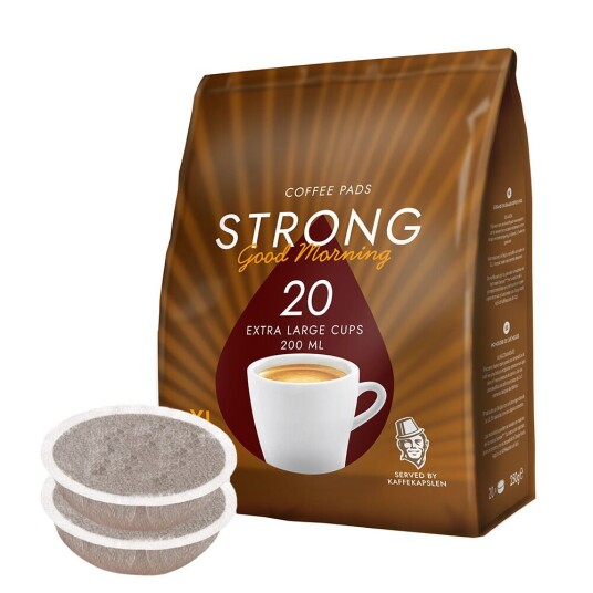 Senseo Kaffekapslen Strong (Stor Kopp) til Senseo. 20 puter Senseo Kaffekapslen Strong (Stor Kopp) til Senseo. 20 puter