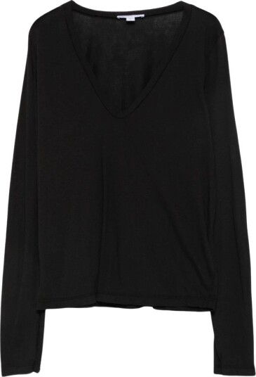 James Perse Dame Topper Svart XS, James Perse Dame Topper Svart XS,