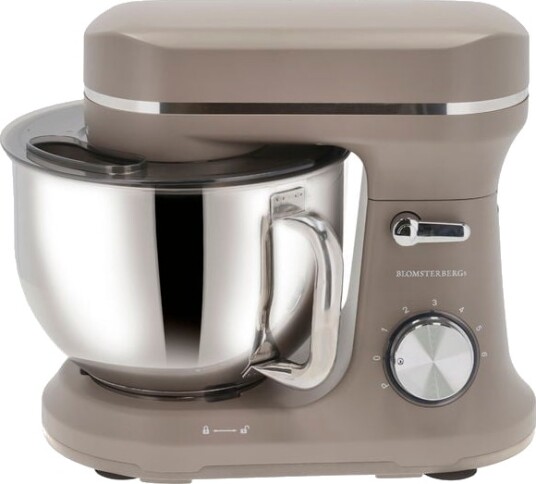 Blomsterbergs Kjøkkenmaskin 800W Beige 5L Rustfritt Stål
