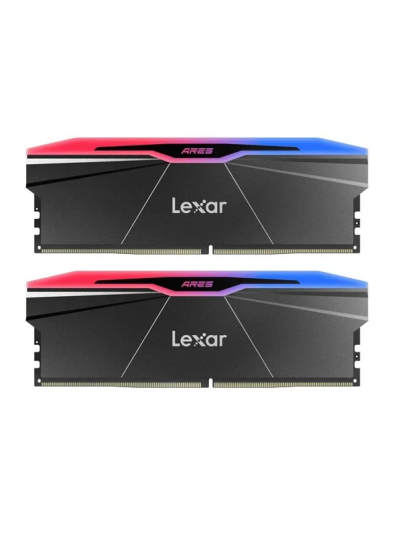Lexar ARES RGB 32GB DDR5 6000 Dual Channel RAM med Intel XMP og AMD EXPO Lexar ARES RGB 32GB DDR5 6000 Dual Channel RAM med Intel XMP og AMD EXPO