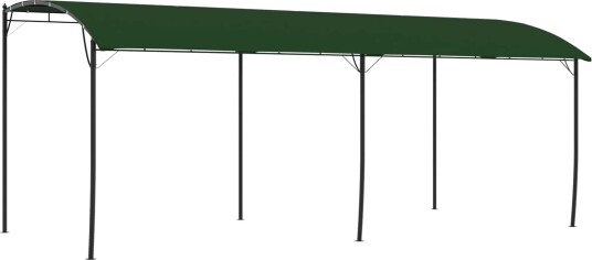  Paviljong 6 x 3 x 2,55 m Grønn Stoff og Aluminium 180