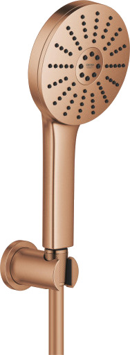 Grohe Vitalio Joy+ dusjsett, børstet kobber warm sunset (brushed copper) 120 mm