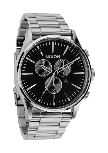 Nixon Herreklokke A386000 00 Sort/Stål Ø42 mm