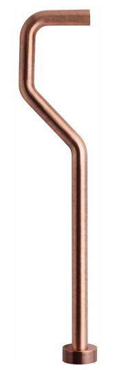 Tapwell Xa22 S-gulvrør for Vannlås Ø32mm Oksiderende Kobber