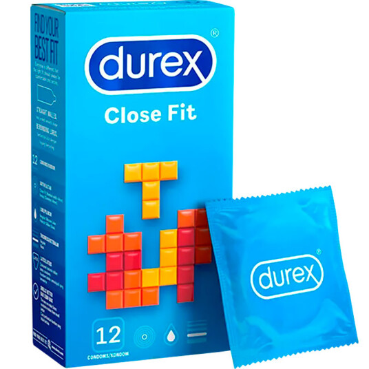 DUREX Tettsittende kondomer 12 pcs.