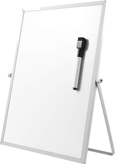 Magnetisk whiteboard med stativ for skrivebord Dobbeltsidig whiteboard-planlegger Påminnelse for skole