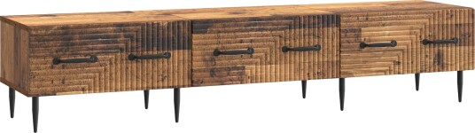 TV skap med skuff Gammelt tre 147 x 34,5 x 30 cm Konstruert tre TV skap med skuff Gammelt tre 147 x 34,5 x 30 cm Konstruert tre