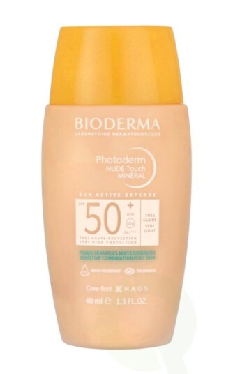 Bioderma Photoderm Nude Touch Mineral SPF50+ 40 ml Very Light Bioderma Photoderm Nude Touch Mineral SPF50+ 40 ml Very Light