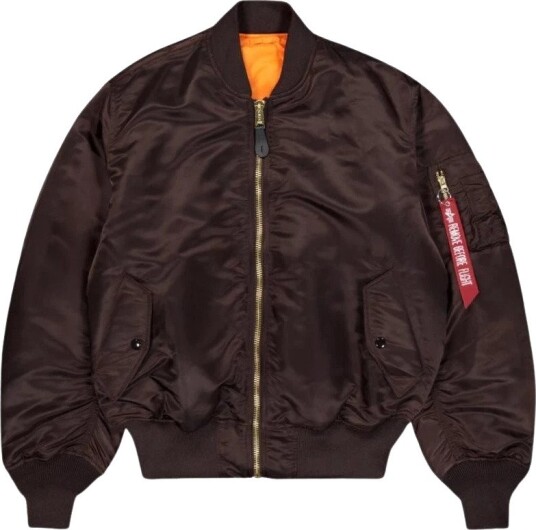 Alpha Industries Dame Jakker Brun L, Alpha Industries Dame Jakker Brun L,