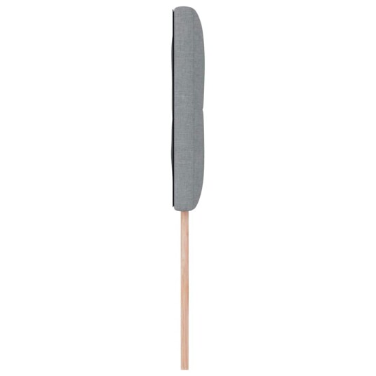 Hodegjerdet Med Knapper Lys Grå 90 cm Stoff