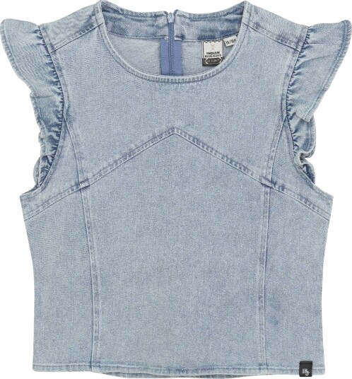 Indisk Blue Jeans Topp Light Denim Blue Indian Blue Jeans 14 år 164 Singlet Blå