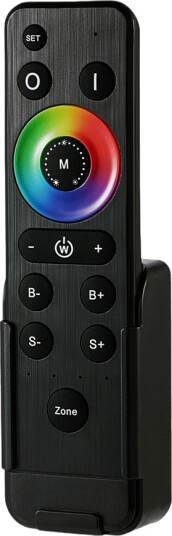 RGB fjernkontroll til 230V RGB CLIP ON kontroller   4 soner RF