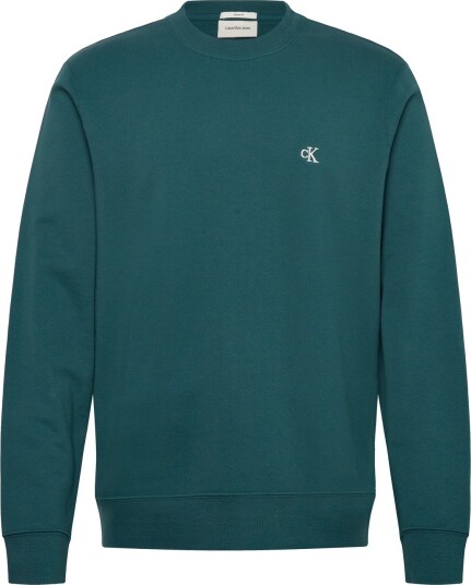 Calvin Klein Jeans Ls Cl 350Terry Mongrm Cn Swtshrt   Green   S