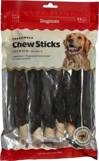 Dogman Chew Sticks Ostrich 20Cm 10P Dogman Chew Sticks Ostrich 20Cm 10P