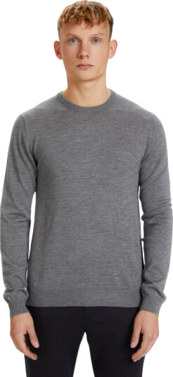 Matinique margrate merino genser grå genser i ull ullgenser herre merinoull xl Matinique margrate merino genser grå genser i ull ullgenser herre merinoull xl