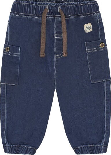 Hust and Claire Bukser   HCJoe Sweat Denim   Blue Denim   Hust and Claire   1 år (80)   Bukser   bomull Blå Marineblå