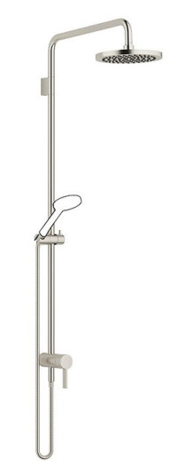 Dornbracht Showerpipe for innbygging Ø220 mm, u/hånddusj, Matt Platina