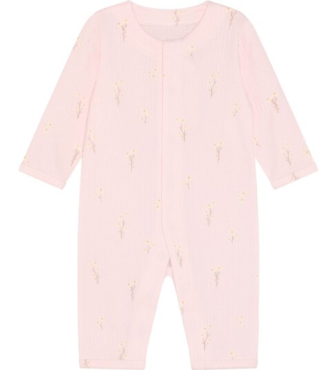 Blå Romper Ls Rib Pink 68 Blå Romper Ls Rib Pink 68