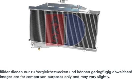 AKS DASIS 020063AL Radiator motorkjøling