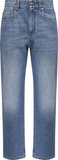 Brunello Cucinelli Dame Jeans Blå S,