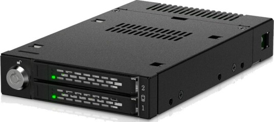 Icy Dock ToughArmor MB834MK-B V2 SSD PCIe Rack Harddisk-kabinett 3.5" SATA
