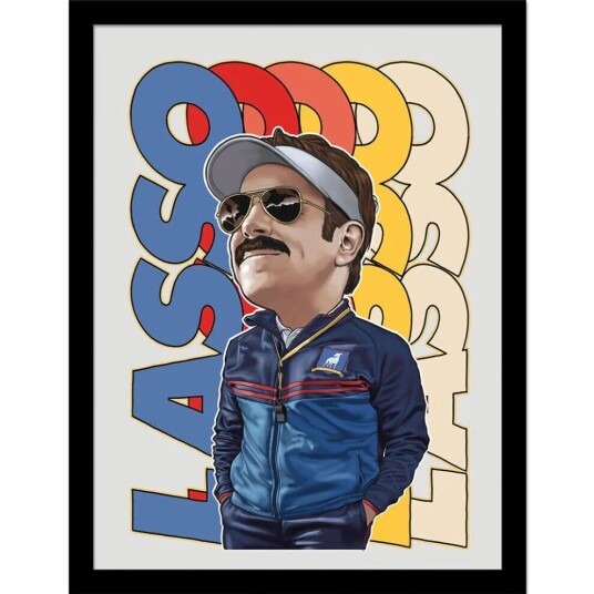 Ted Lasso Innrammet Bilde 30 x 40 cm Ted Lasso Innrammet Bilde 30 x 40 cm