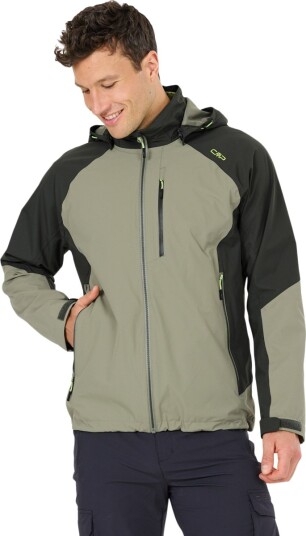 CMP Zip Hood Jakke Herre Grønn/Svart 3XL
