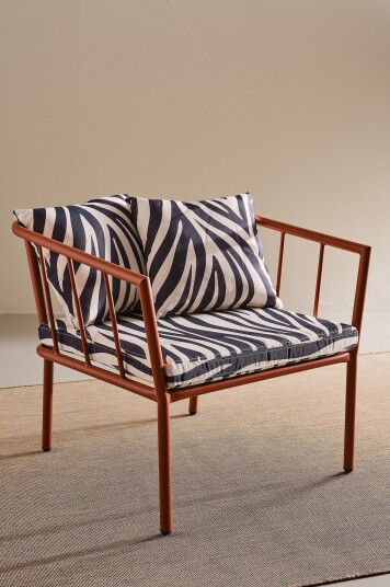 Jotex Putesett Lenestol Svart zebra MENTON 1789660090