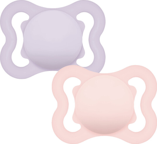 MAM Air Silicone 0-6m Pink 2pcs
