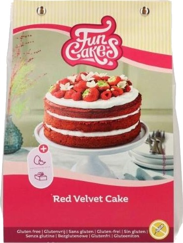 Funcakes Kakemiks For Red Velvet Glutenfri 400g Funcakes Kakemiks For Red Velvet Glutenfri 400g