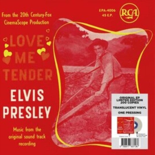 Elvis Presley Love Me Tender Uk Vinyl
