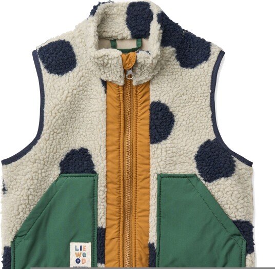 Liewood Noam Pile Vest Cream 128