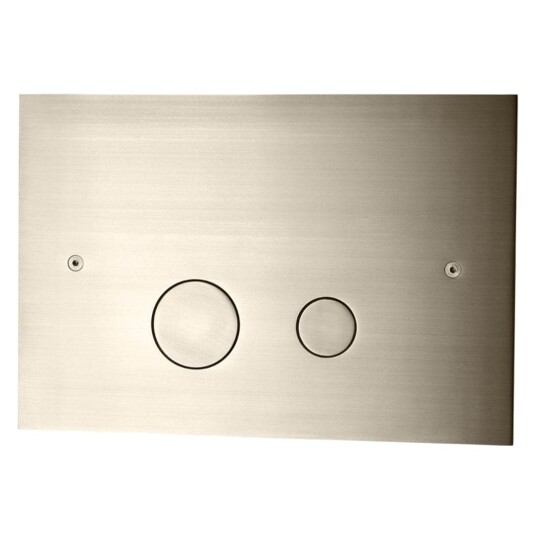 Tapwell Duo112 Betjeningsplate Geberit Brushed Nickel Tapwell Duo112 Betjeningsplate Geberit Brushed Nickel