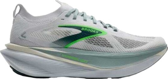 Brooks Hyperion Max 3 Herre White/Gray Mist/Green 45