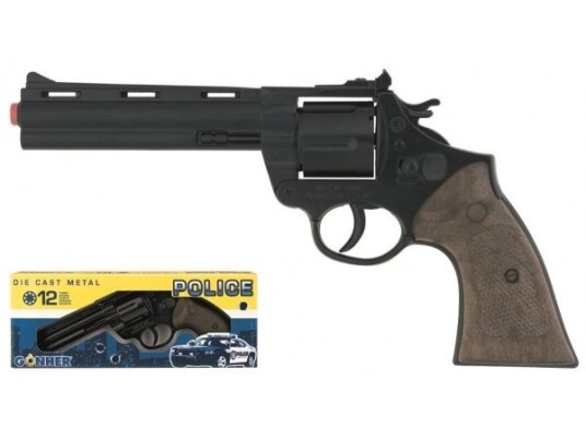 Pulio 12 Runder Gonher 123/6 Politi Metallrevolver Pulio 12 Runder Gonher 123/6 Politi Metallrevolver