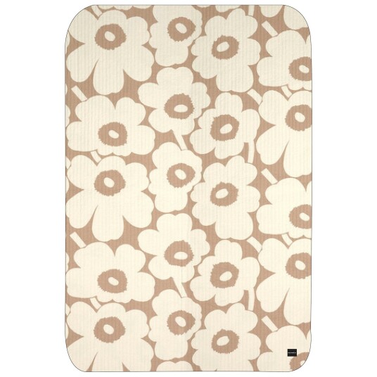 Marimekko Unikko Sengeteppe 160x260 cm Off white / Linen Marimekko Unikko Sengeteppe 160x260 cm Off white / Linen