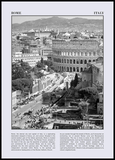 This Is Rome City Plakat Plakat / 21x30cm