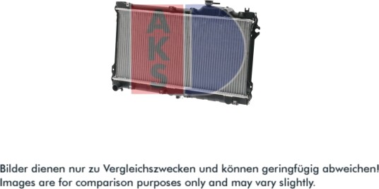 AKS DASIS 110380N Radiator motorkjøling