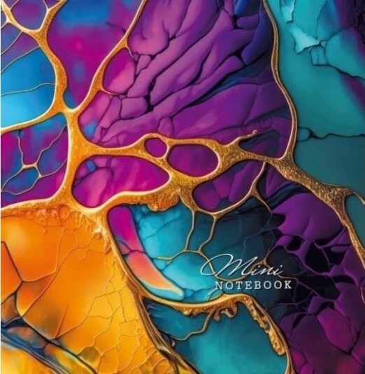 Fresh Dekorativ Notatbok 100X100/48K Rute Mosaikk Fresh