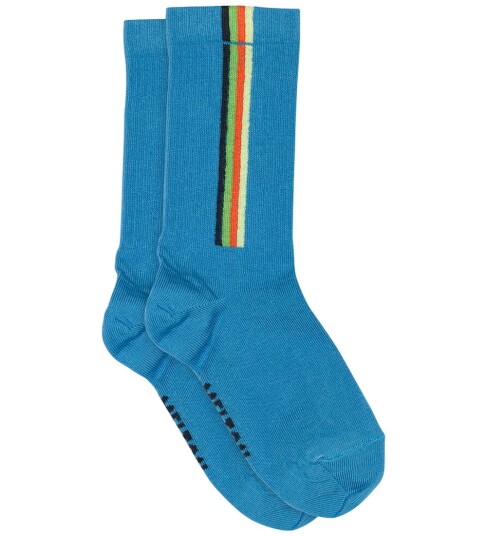 Melton Sokker Vertikal Stripe Malibu Blue Melton 23/26 Sokker Blå 23 26