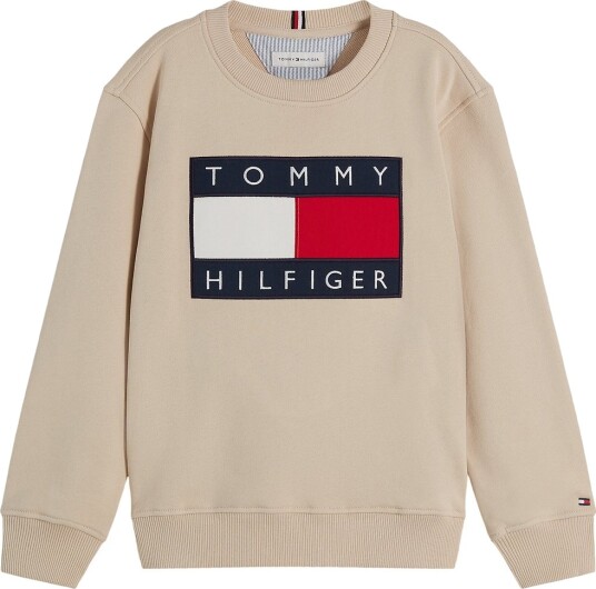 Tommy Hilfiger Collegegenser - Heritage - Classic+ Beige - Tommy Hilfiger - 14 Är (164) - Collegegenser Tommy Hilfiger Collegegenser - Heritage - Classic+ Beige - Tommy Hilfiger - 14 Är (164) - Collegegenser