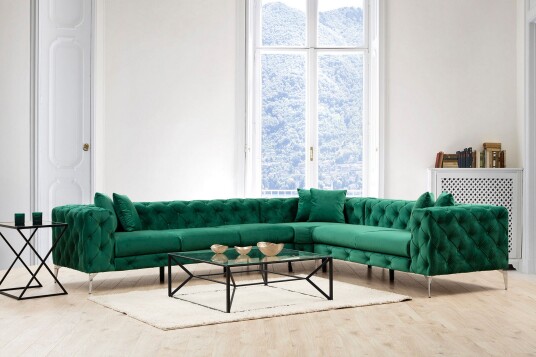 Beachport Hjørnesofa 6 seters Grønn Beachport Hjørnesofa 6 seters Grønn